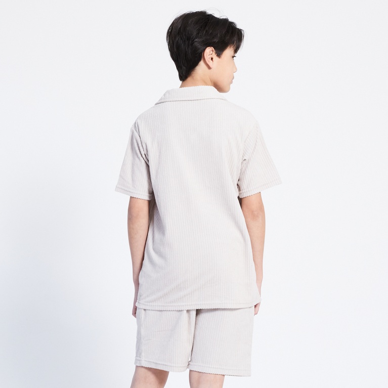Short sleeve shirt "Amadeus" Beige